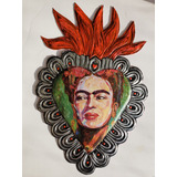 Corazón Mexicano Hecho A Mano, Artesanía Deco. Frida Khalo