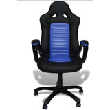 Silla Ref. Pregamer Ergonomica, Basculante Color Negro/azul