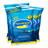 Kit 5 Tabletes De Cloro Premium Pastilha Tratamento Piscinas