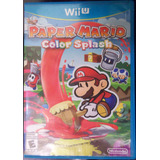 Paper Mario Color Splash - Nintendo Wii U