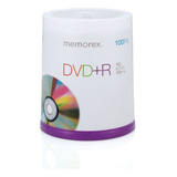 Memorex Dvd Más R 16x 4.7gb 100 Pack Spindle