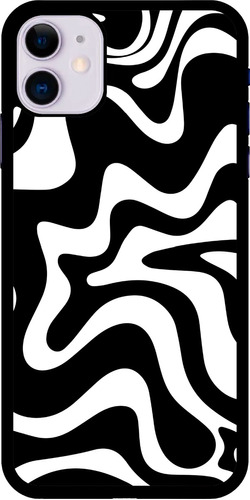 Funda Para Celular Diseño Blanco Y Negro Aestetic Stripes