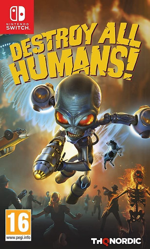 Jogo Destroy All Humans Nintendo Switch Envio Rápido