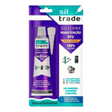 Silicone Siltrade 50g Rtv Ideal Para Manutenção De Aquários 