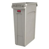 Contenedor Slim Jim Bote Rubbermaid 87 Litros 23 Gal 3540