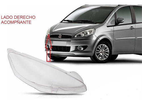 Lente ptica P/ Fiat Idea 2010 2011 2012 2013 2014 2015 Foto 2