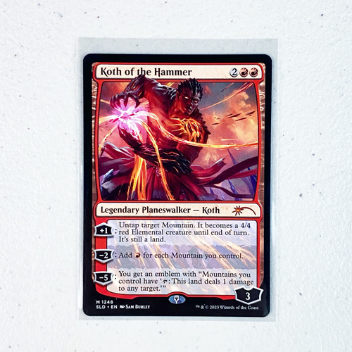 Koth Of The Hammer Secret Lair Planeswalker Cartas Mtg