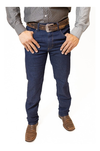 Calça Jeans Country Cowboy  Básica Masculina Veste 38 Ao 70