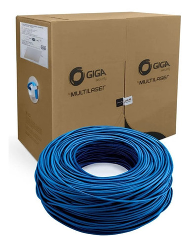 Caixa Cabo Rede Cat5 Cftv Multilaser 4 Pares 300 Metros