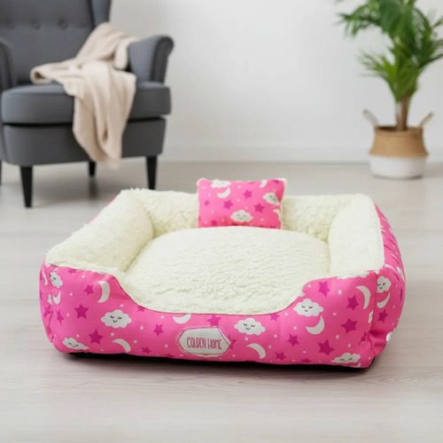 Caminha Cachorro Gato 60x60 Média Sherpa Zíper Impermeável