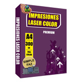 100 Impresiones Color A4 Simple Faz En El Acto