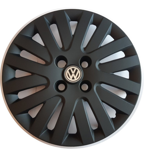 Taza De Rueda Volkswagen Gol Trend Rodado 14 Negra Deportiva