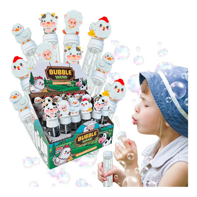 Burbujas Para Niños Animales Granja Tubo Burbuje Fiesta 24pz Color Blanco | MercadoLibre