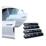 X4 Tope Protector Puerta Auto Kia Full Adhesivo Tipo Gel