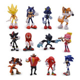 Sonic Toy Sonic Shadow Tails, 12 Piezas, 7 Cm