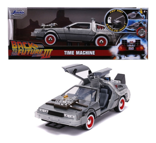 Back To The Future Ill De Lorean C/ Luz 1:24 Jada Replay