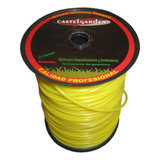 Rollo Tanza Redonda Desmalezadora 3.3 Mm 1 Kg Castel Garden Color Amarillo