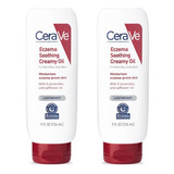 Set De 2 Aceite Cremoso Calmante Para Eczema Ligero De 8