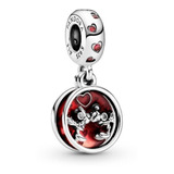 Charm,dije Pandora Mickey  Love Kiss Plata925  Original 