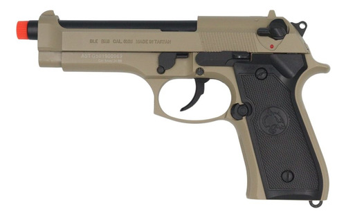 Pistola De Airsoft Full Metal M9 Gbb Tan - Ics Airsoft