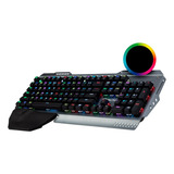 Teclado Gamer Mecanico Inverse Gray Meetion Mt-mk20 Premium Teclado Gris Idioma Español Latinoamérica