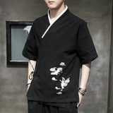 Camisa Kimono De Kungfu Para Hombre, Bordado Retro, Cheongsa