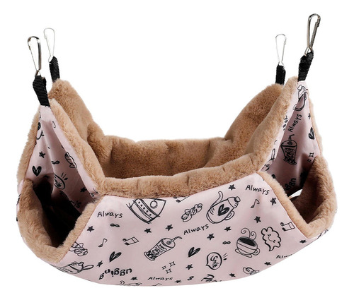 Mascota Cama Columpio Animal Pequeño Los 34x34cm Rosado