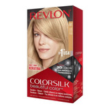 Kit Tintura Revlon  Colorsilk Beautiful Color Tono 081 Rubio Claro Para Cabello