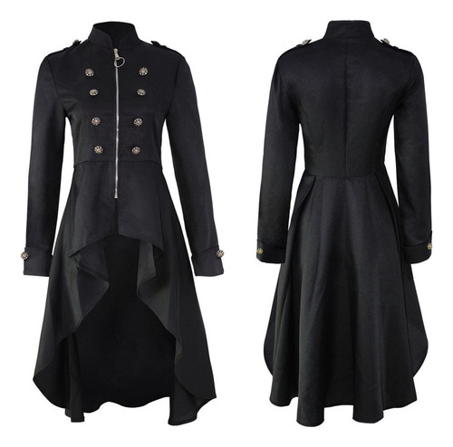 Chaqueta Steampunk, Frac, Para Mujer, Uniformes Militares, C