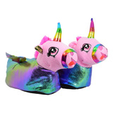 Pantufla Niños Liviana Cerrado Peluche Personajes Oferta