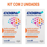 Kit 2 Cogni+ 60 Comprimidos Melhora Concentração E Memória