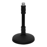 Mini Pedestal Suporte Microfone Bumbo Ampli Cajon Fixo 19cm