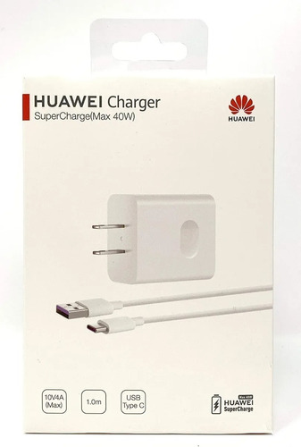 Super Cargador 40w Tipo C Huawei Original Incluye Cubo Cable