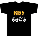 Camiseta Kiss Rock Metal Tv Tienda Urbanoz