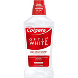 Colgate Optic White Whitening Mouthwashing, Fresh Mint - 946