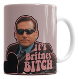 Taza De Cerámica The Office Mike It's Britney Bitch Con Caja