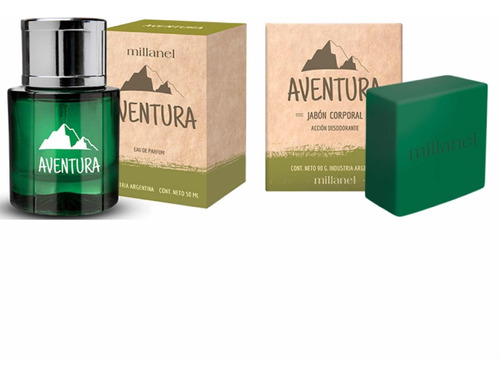 Perfume Aventura Edp X 50 Ml +jabon Frag Aventura Millanel