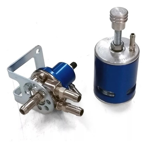 Dosador Pequeno Carburado + Válvula De Prioridade (azul)
