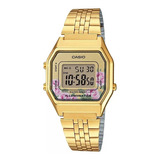 Reloj Análogo Vintage Casio Mujer Dorado La680wga-4cdf