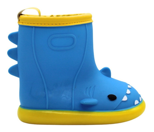 Bota Lluvia Impermeable Tiburón Shark Niño Niña, Ligera