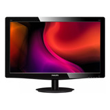 Monitor Philips 206v3lsb 20p - Widescreen Base Fixa Vga/dvi