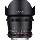 Rokinon 10mm T3.1 Cine Ds Lens With Sony Alpha Mount For Aps