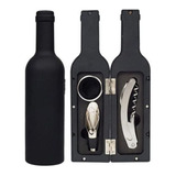 Set Kit  De Vino Sacacorchos Descorchador Estuche Regalo