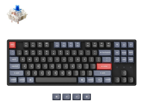 Teclado Keychron K8 Pro Qmk/via Hot-swapp Mecânico Bluetooth