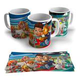 Paw Patrol Taza Personalizada En Plástico Sublimada