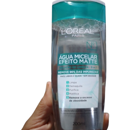 Água Micelar Efeito Matte- Solução De Limpeza- 5em 1 Loréal