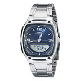 Reloj De Acero Inoxidable Casio Aw81d-2av Para Hombre