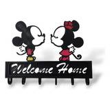 Organizador Portallaves De Pared Mickey & Minnie Amor Pareja