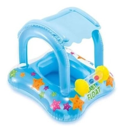 Flotador Inflable Salvavidas Para Bebé Kiddie Intex 81x66 Cm