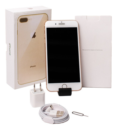  iPhone 8 Plus 64 Gb Dorado Con Caja Original Accesorios